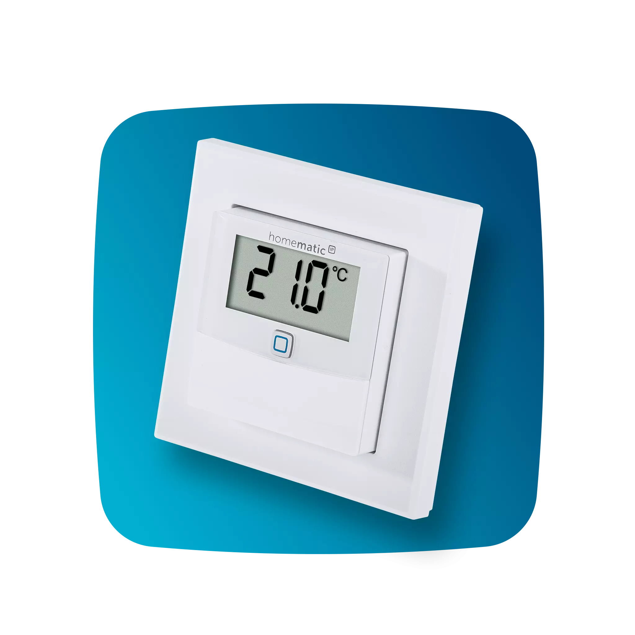 Wired Temperature and Humidity Sensor with display – indoor | Homematic IP